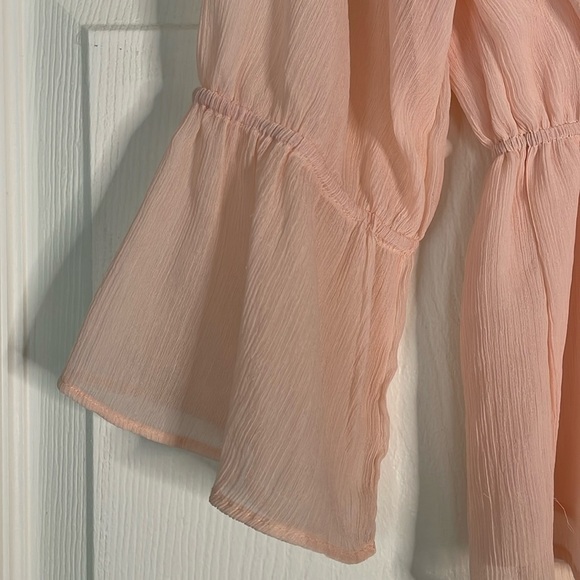 H&M Crinkled Chiffon Blouse, Size S - Picture 5 of 8